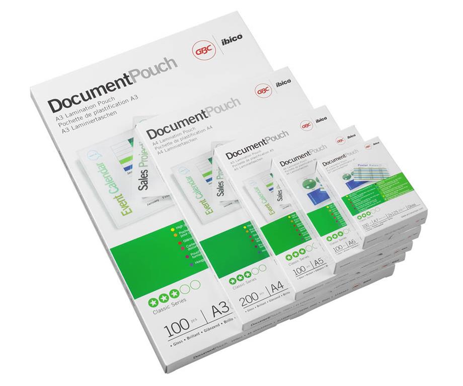 GBC Žepki A4, 216x303 mm, 100 mic, 100 kos