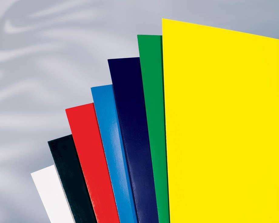 GBC Karton rdeč svetleč, A4 250 g, 100 kos