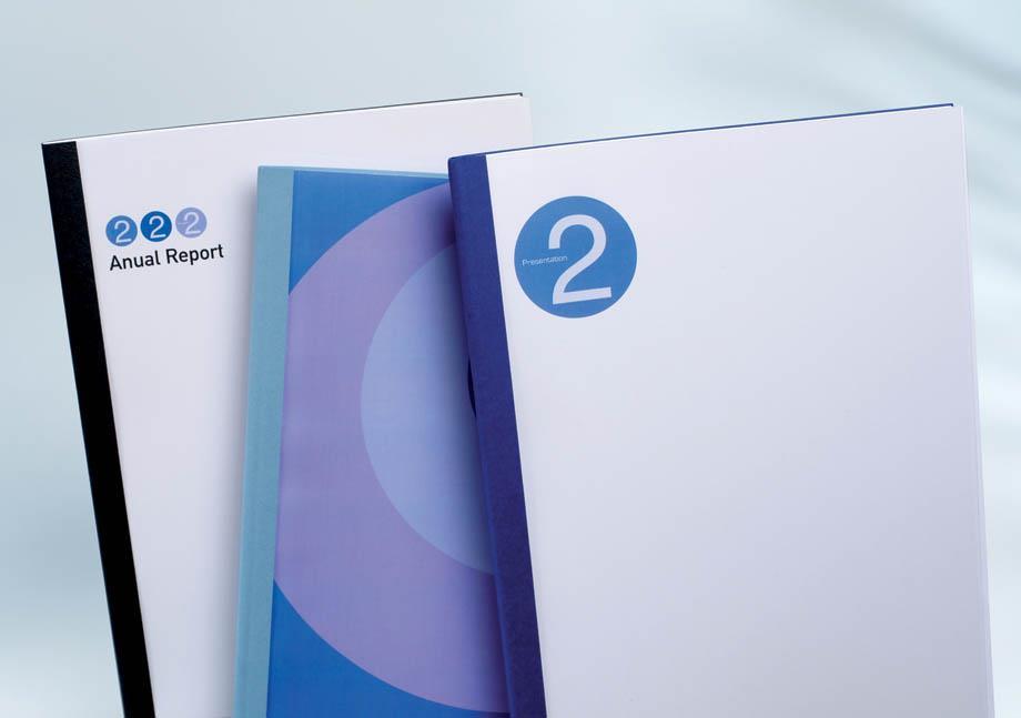 GBC Platnice 3 mm, modre, usnje, 10 kos