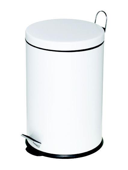 Alco Koš za smeti s pedalom, 20l, bel