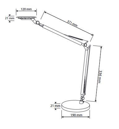Alco Pisarniška LED svetilka 9215