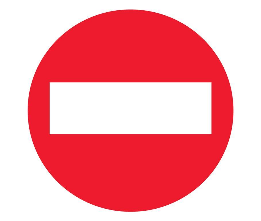 Apli Nalepka Prepovedan dostop