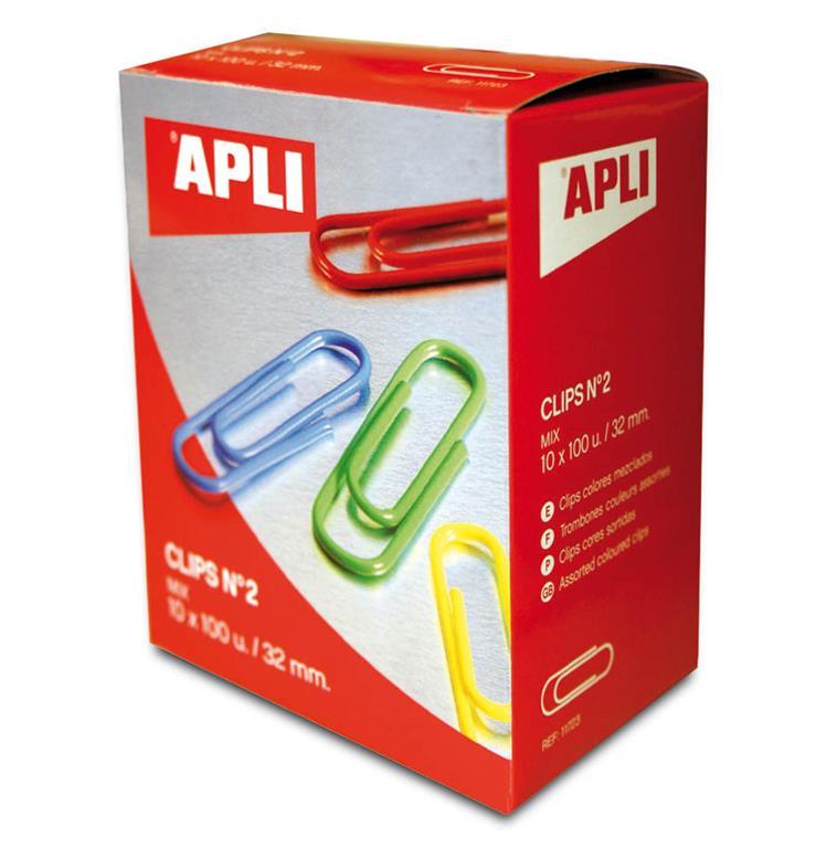 Apli Papirne sponke, barvne št. 2
