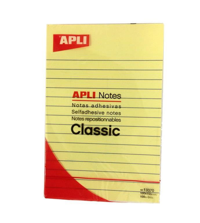 Apli Blok samolepilnih lističev črtast