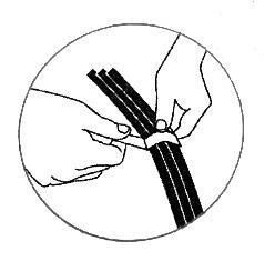 Apli Organizator za računalniške kable