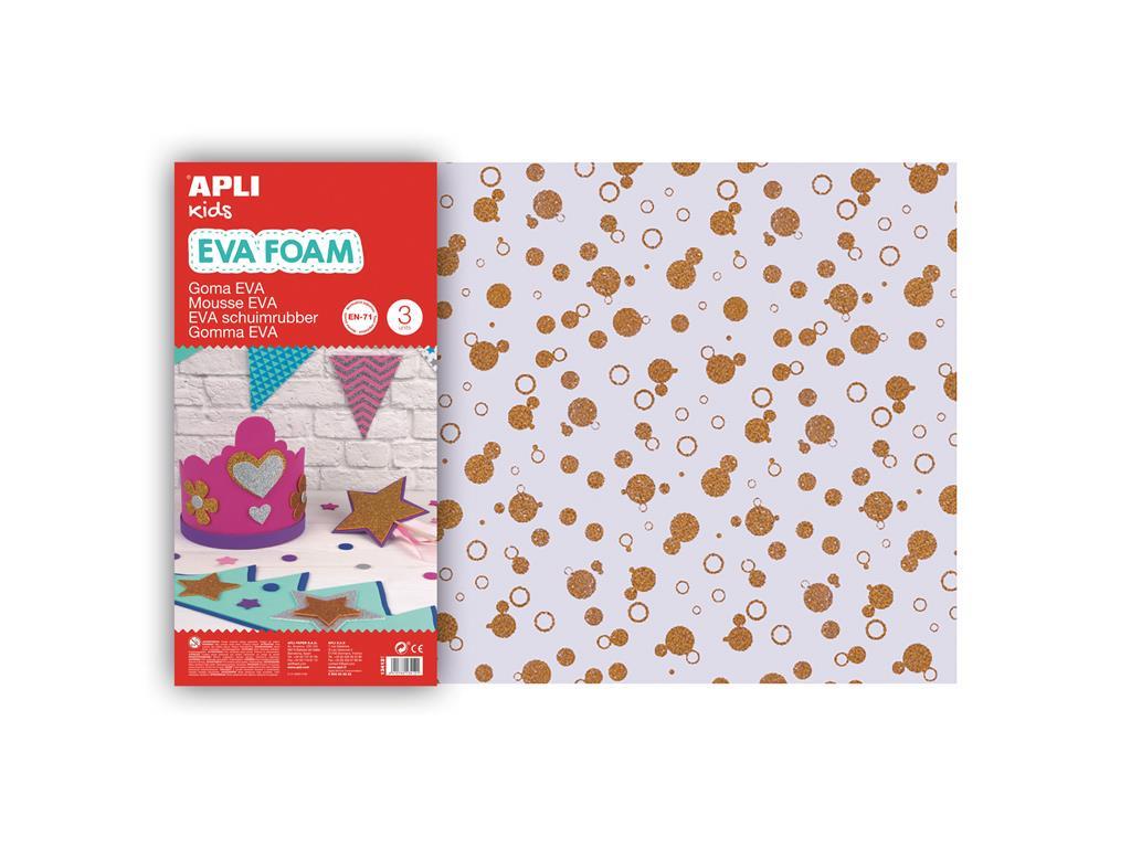 Apli Penasta guma vzorec zlate pike