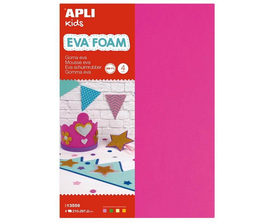Apli Penasta guma fluorescentna A4, 4 kos