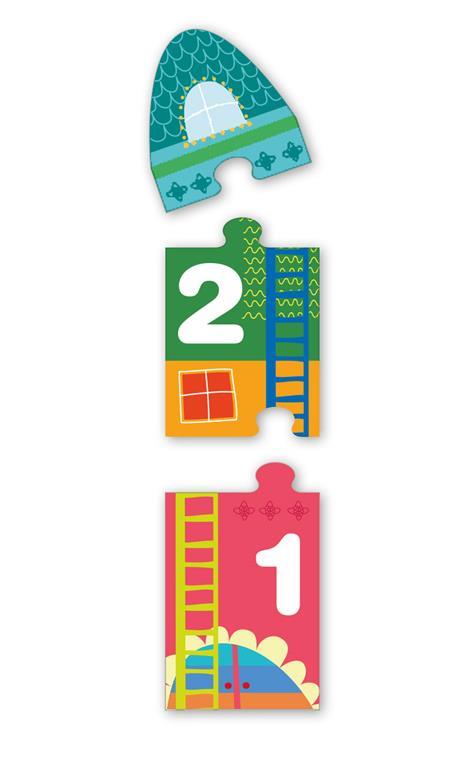 Apli Sestavljanka mala hiša s številkami, 30