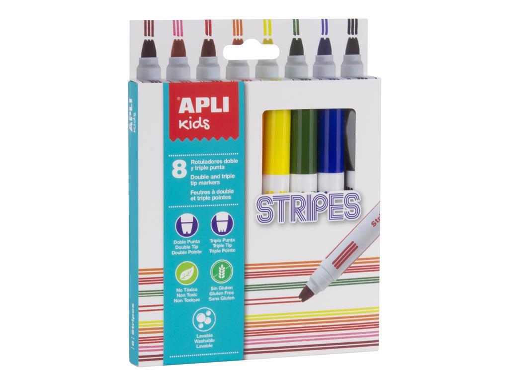 Apli Flomastri kpl, 10 kos, 2 ali 3 črte