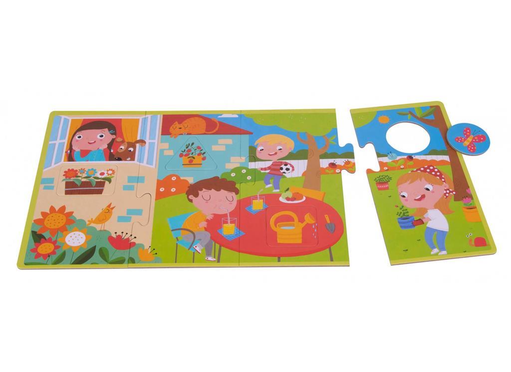 Apli Sestavljanka letni časi, 4x4 kos