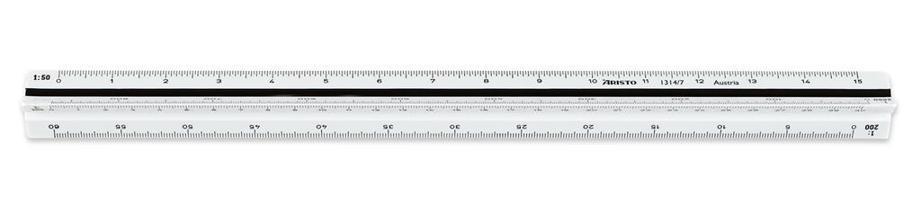 Aristo Trostrano ravnalo u plastičnoj futroli G