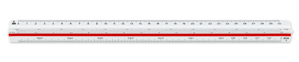 Aristo Trostrano ravnalo u plastičnoj futroli G