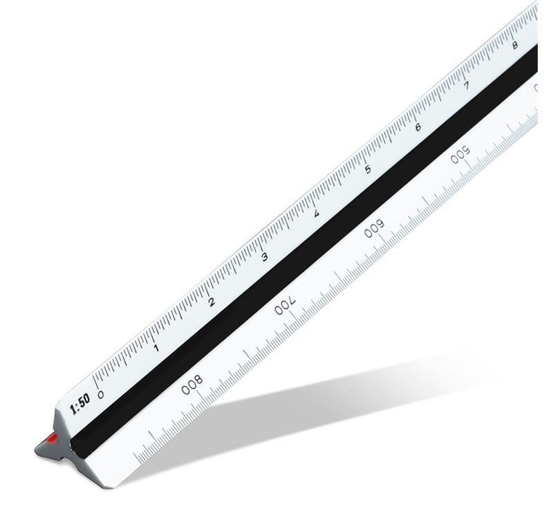 Aristo Trostrano ravnalo u plastičnoj futroli G