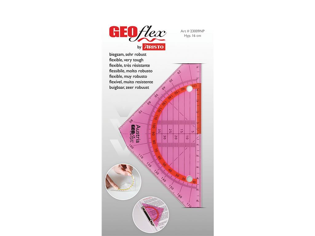 Aristo GEOflex trokut flexi 15cm, neon roza