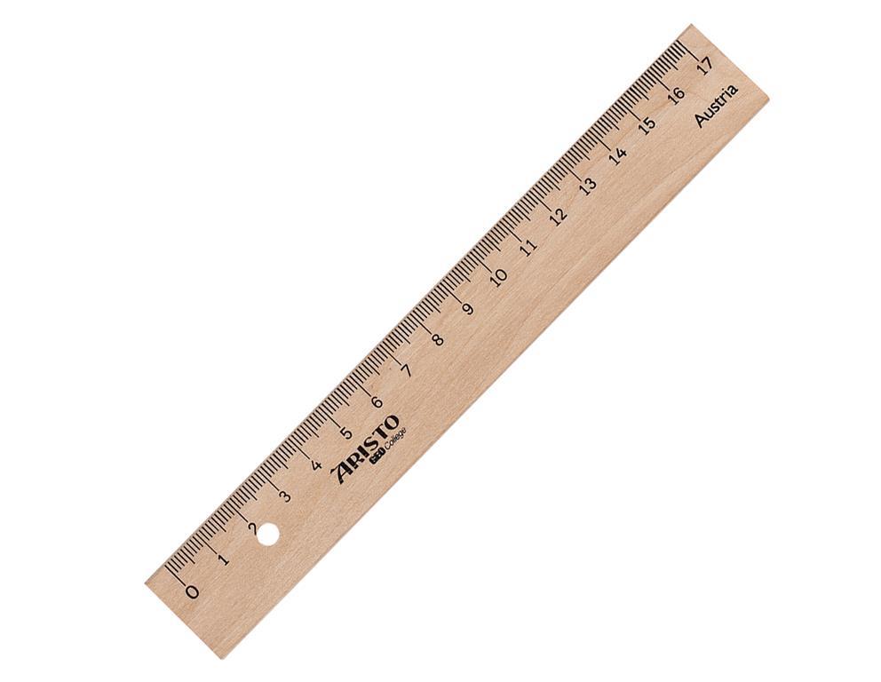 Aristo GEOCollege drveno ravnalo 17 cm