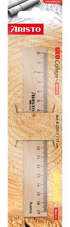 Aristo GEOCollege drveno ravnalo 17 cm