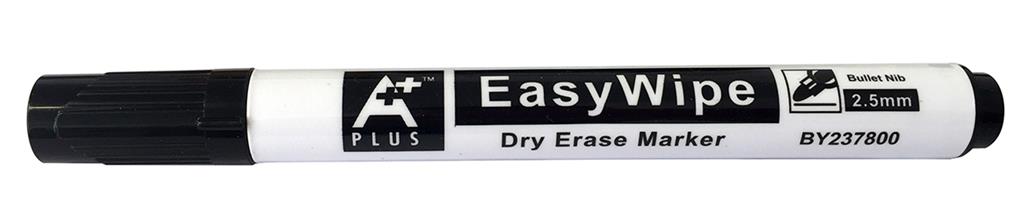 A PLUS Marker za belo tablo EASYWIPE B, črn