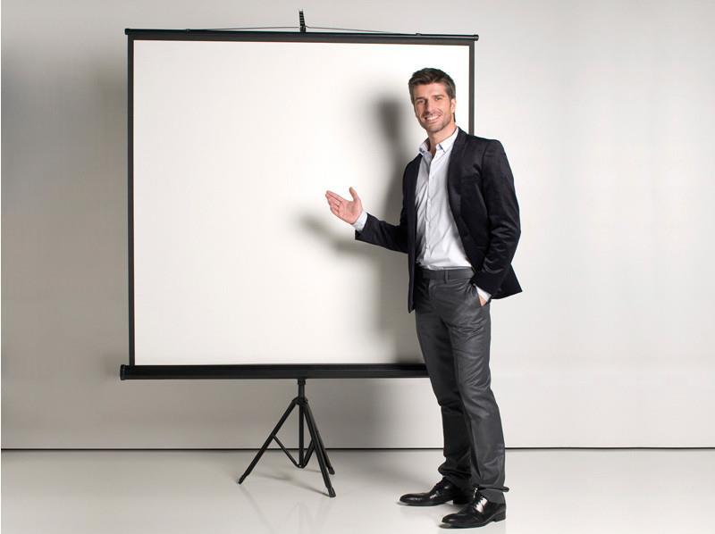 Bi-Office Projekcijsko platno stojalo 200 x 200 cm