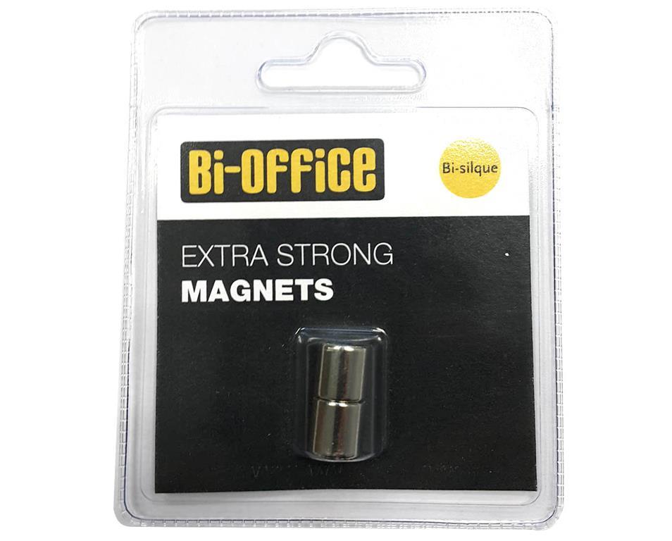 Bi-Office Magneti za steklene table, 2 kos
