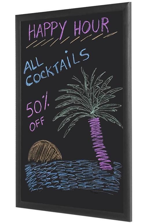 Bi-Office Tabla črna stenska 25 x 35 cm