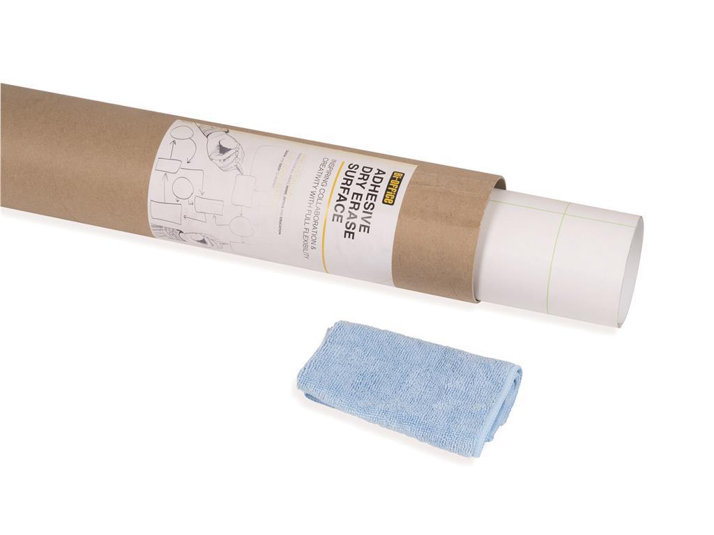 Bi-Office Samoljepljiva bijela folija 120 x 180 cm