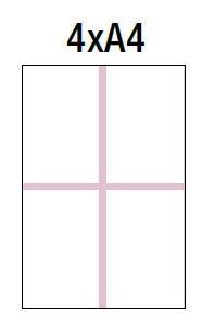 Bi-Office Vanjska oglasna vitrina s ključem 4xA4