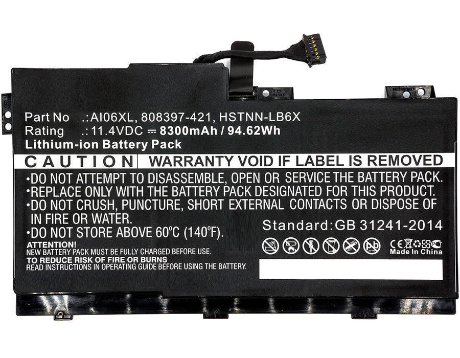 CoreParts Baterija za laptop za HP 95.76Wh Li-ion
