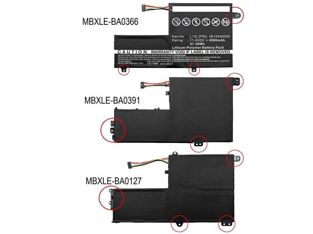 CoreParts Baterija za laptop Lenovo 54.00Wh Li-Pol