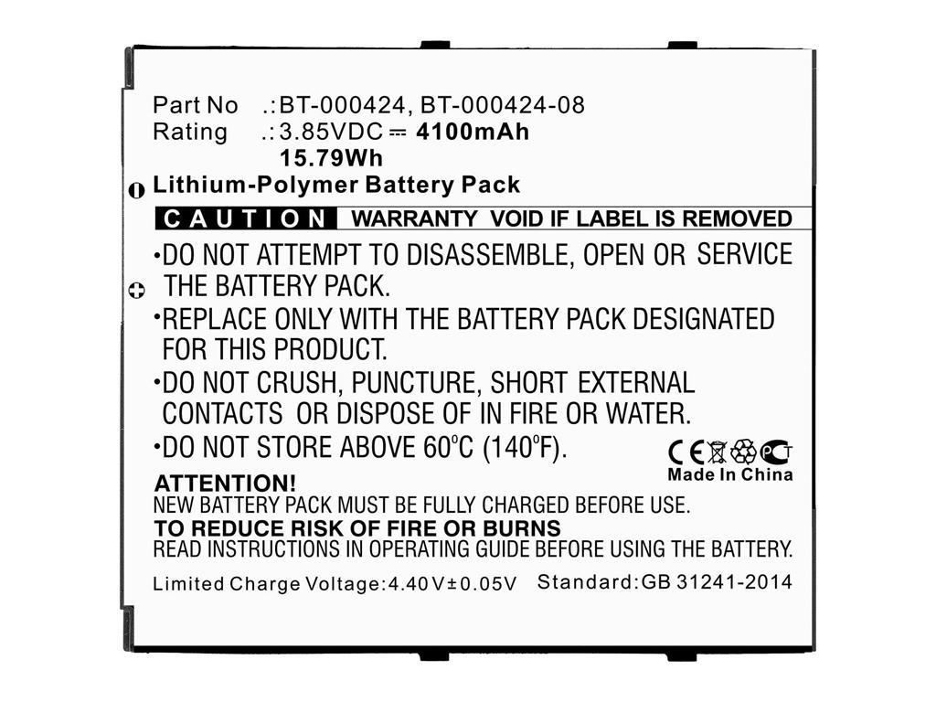 CoreParts Baterija za čitalnik črtnih kod 15.79Wh