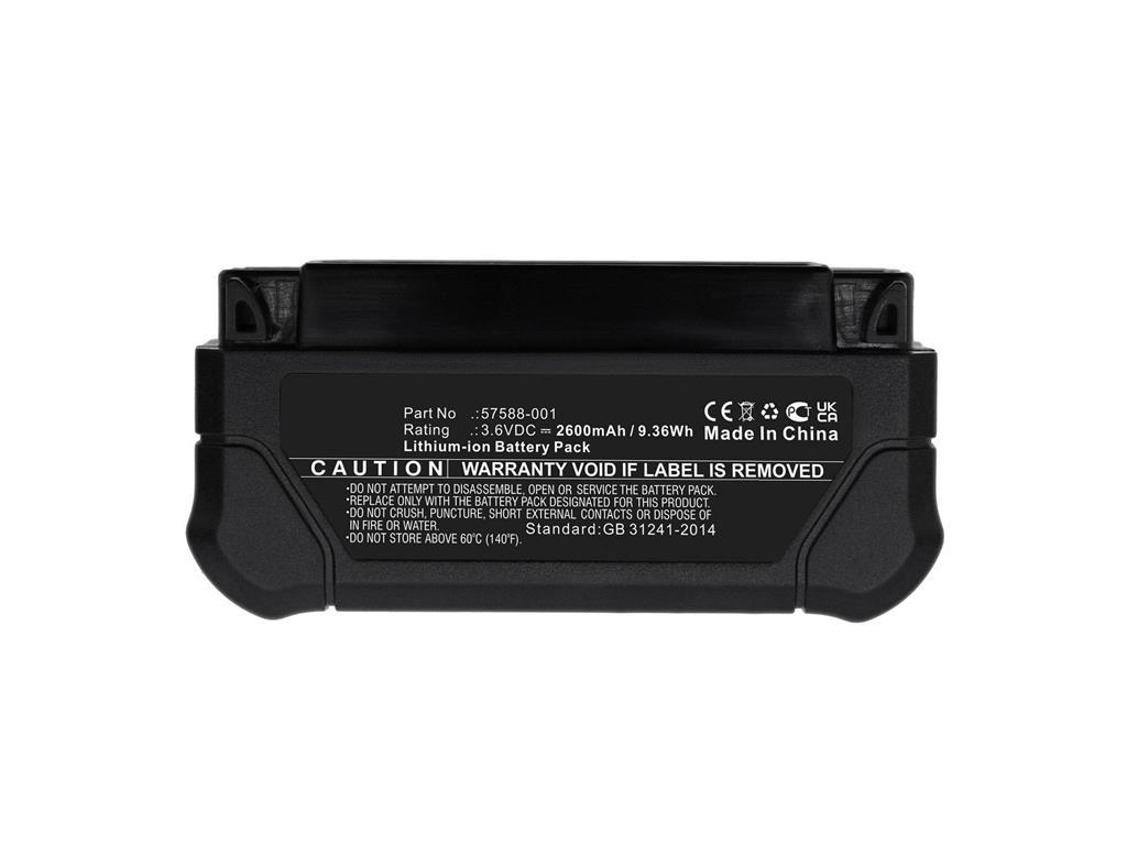 CoreParts Baterija 9.36Wh Li-ion 3.6V 2600mAh crna