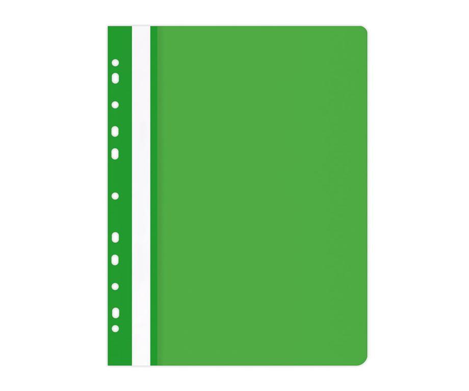 Donau Mapa s sponko in perforacijo zelena