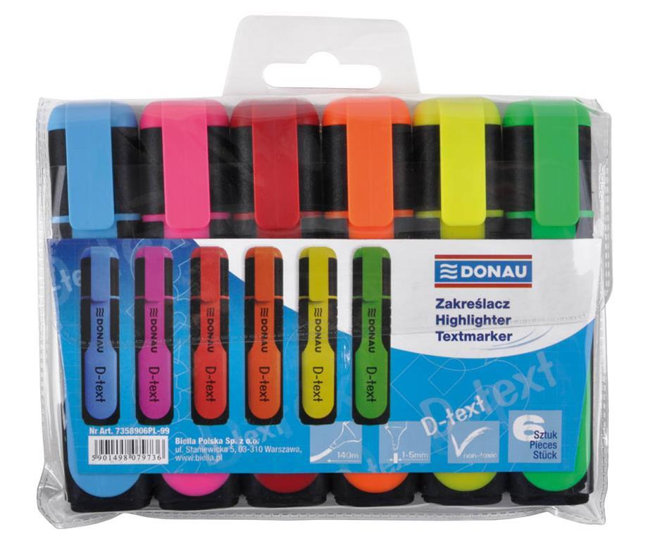 Donau Označevalnik teksta D-TEXT komplet 6 kos