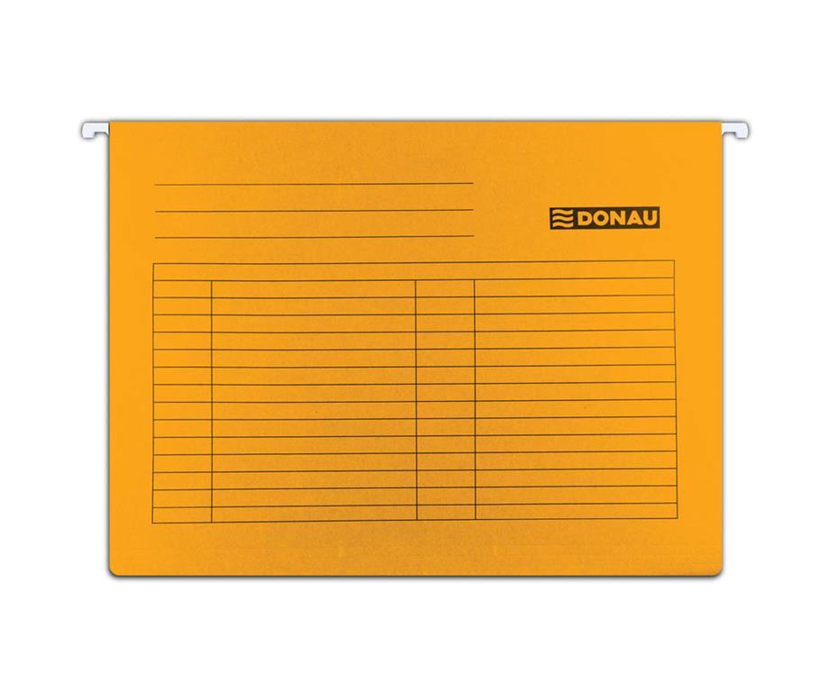 Donau Viseča mapa karton oranžna