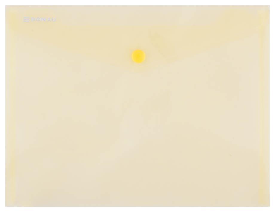 Donau Mapa z gumbom C5 rumena