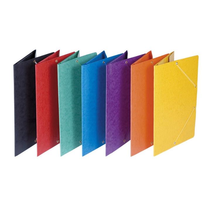 Donau Mapa z elastiko A4 prešpan, BARVE