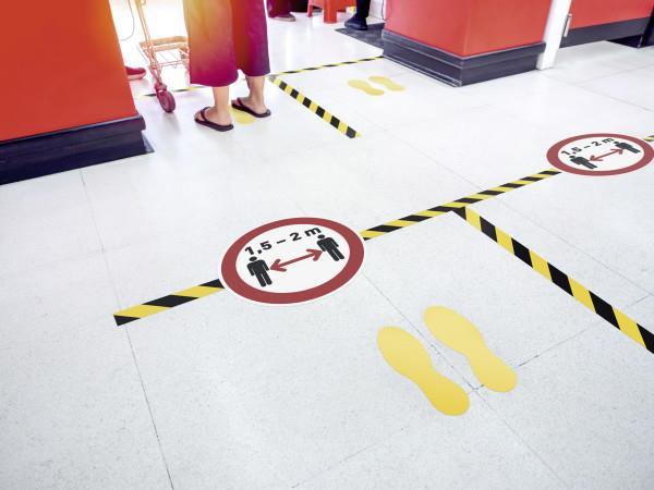 Durable Trak za označ. tal DURALINE ODSTRANLJIV