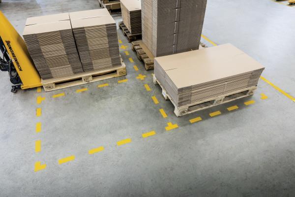 Durable Talna oznaka oblika L 100 x 100 mm