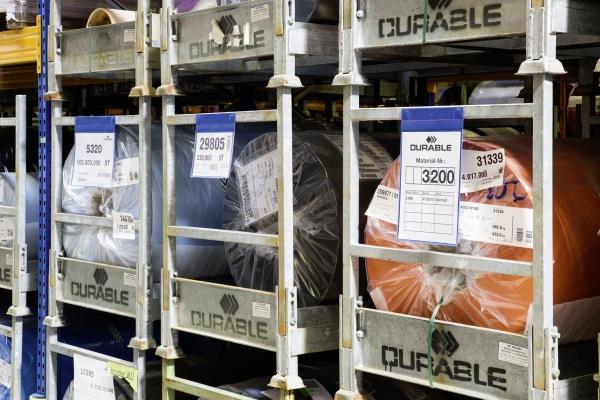 Durable Magnetni žepki extra strong A4 ležeči