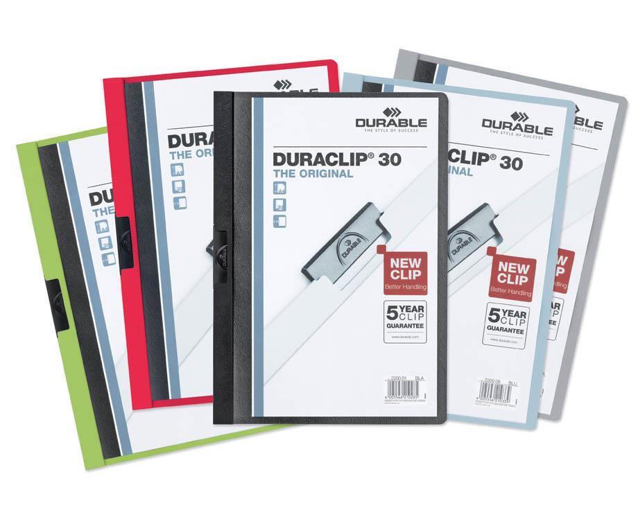 Durable Mapa Duraclip (2200) A4 bela