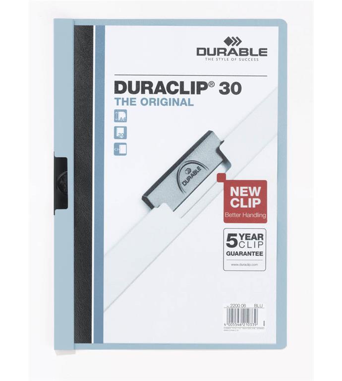 Durable Mapa Duraclip (2200) A4 modra