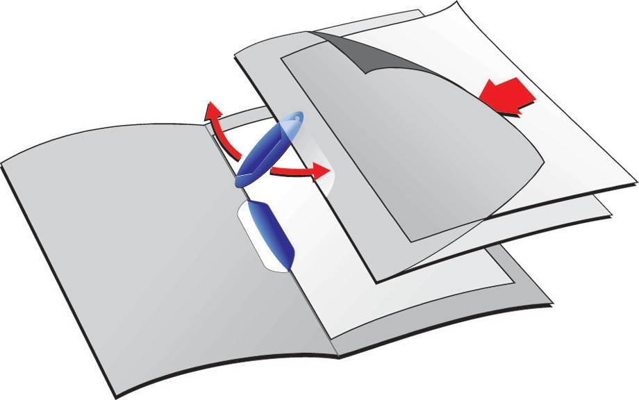 Durable Mapa Swingclip (2260) t. modra