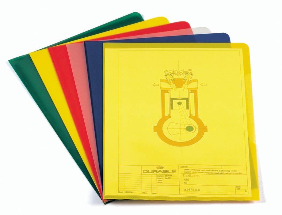 Durable L mapa (2337) zelena, mat, PP