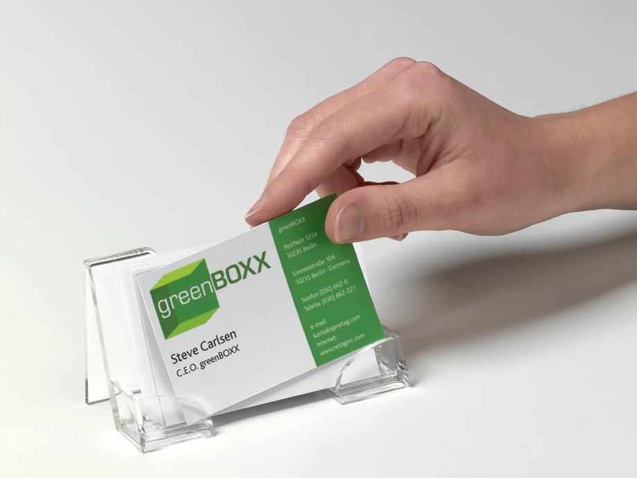 Durable Stojalo za vizitke namizno (2414)