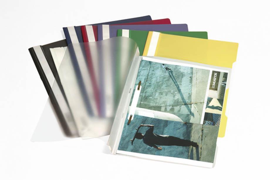 Durable Mapa s sponko (2573) rdeča