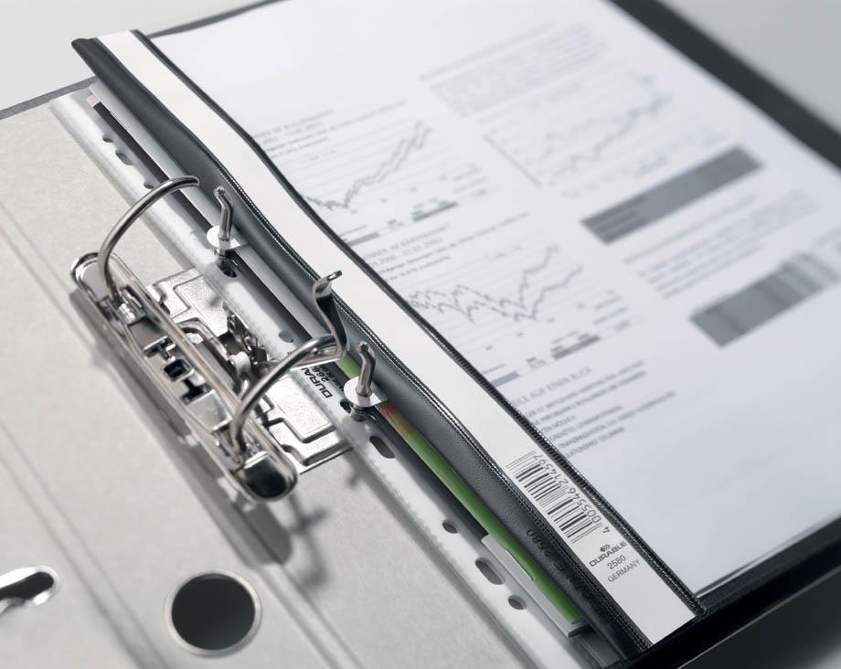 Durable Mapa z mehaniko (2580) siva
