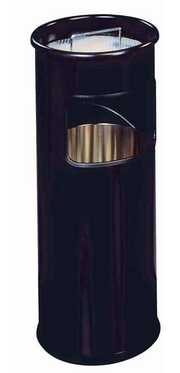 Durable Koš za smeti s pepelnikom (3330), črn