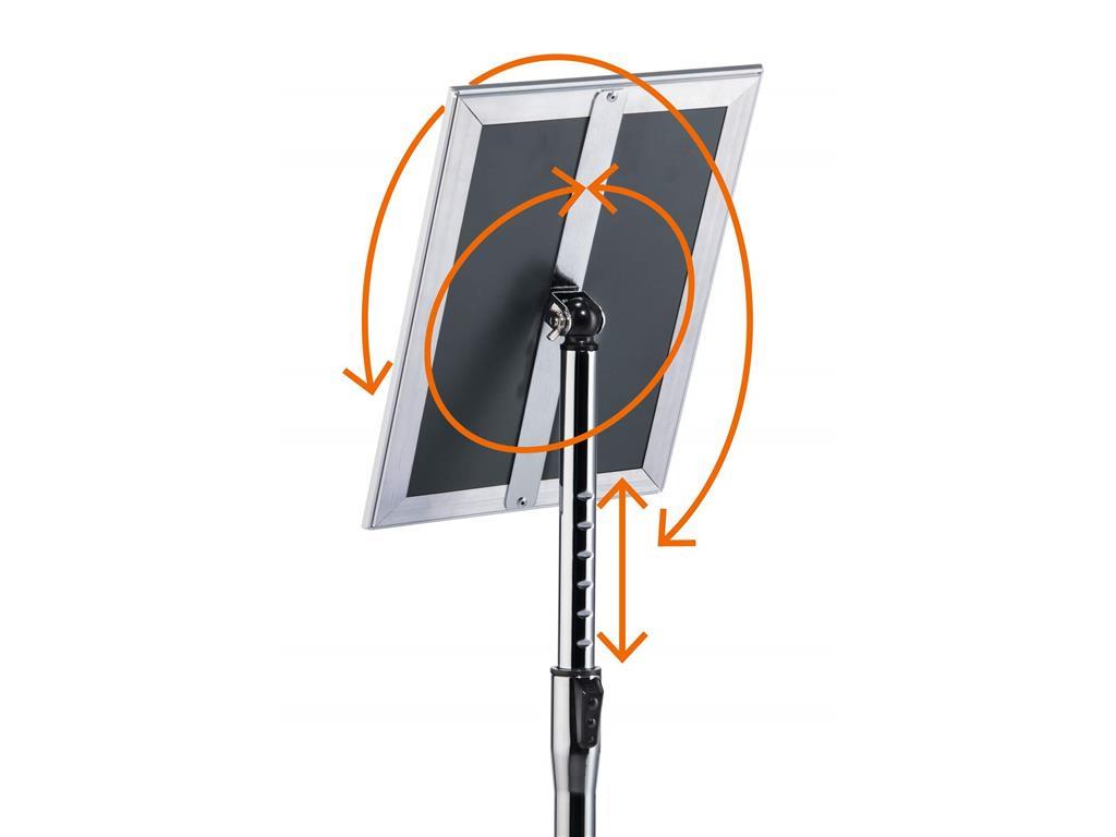 Durable Stojalo z okvirjem za letake Snap A4