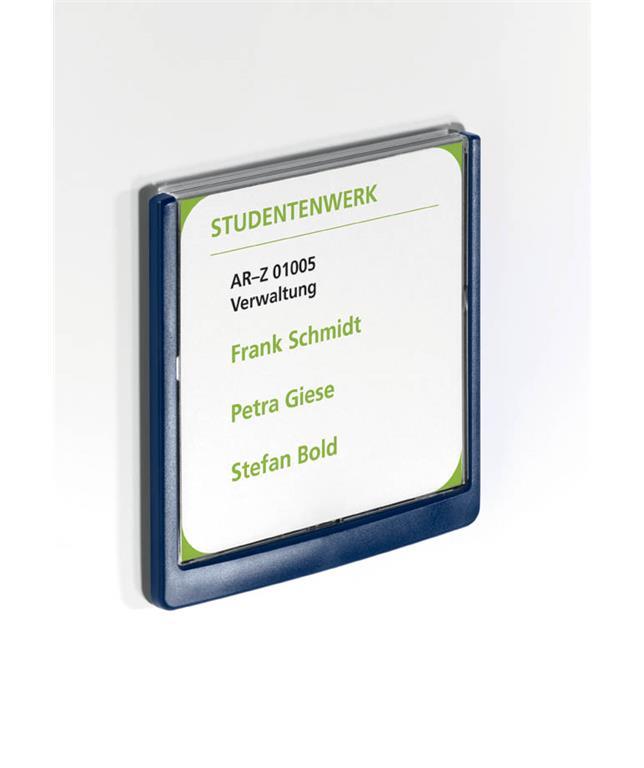 Durable Info ploščica Click 149x148,5mm modra