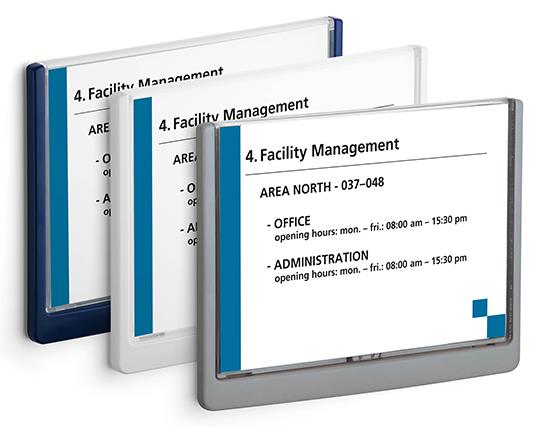 Durable Info ploščica Click 210x148,5mm BARVE