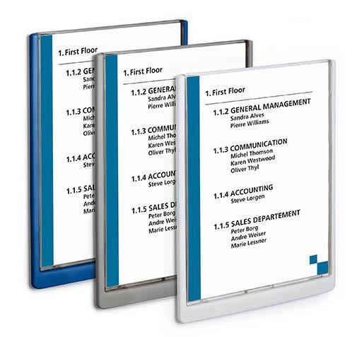 Durable Info ploščica Click A4 210x297 mm BARVE